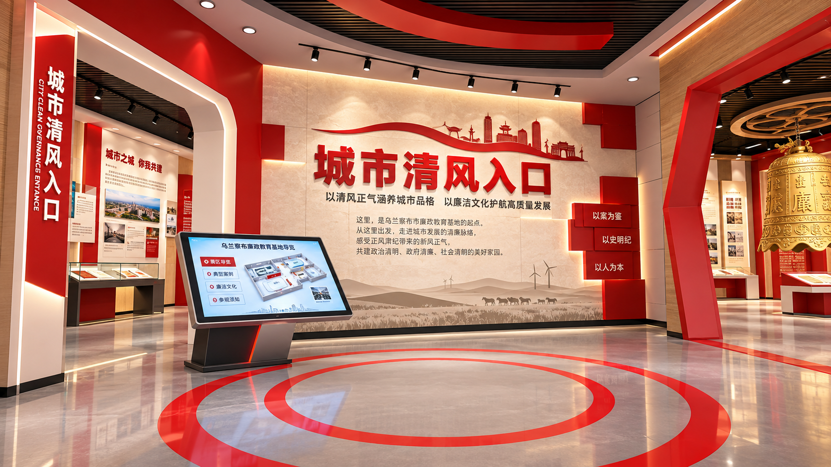 城市清风入口效果图