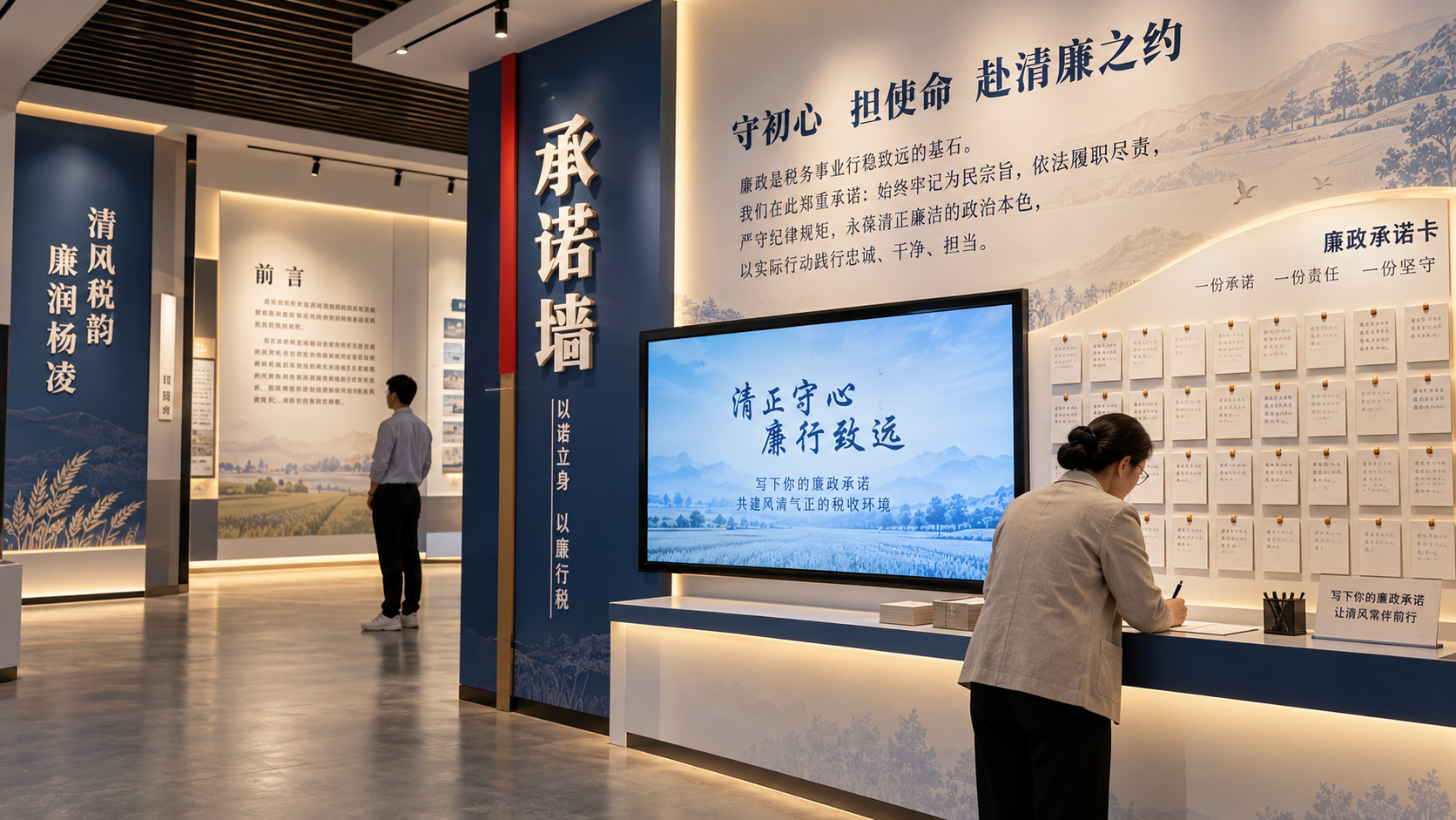 承诺墙效果图