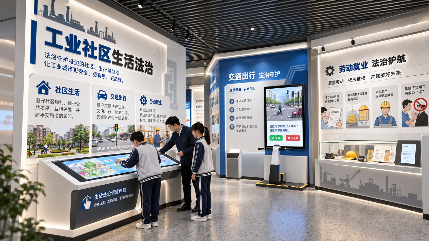 工业社区生活法治区效果图