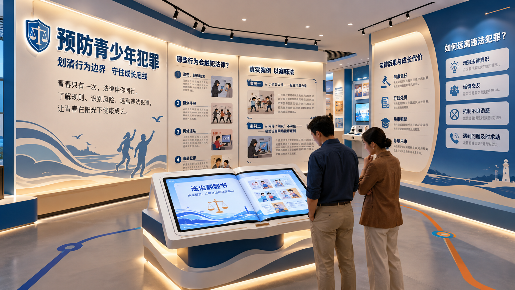 预防青少年犯罪区效果图