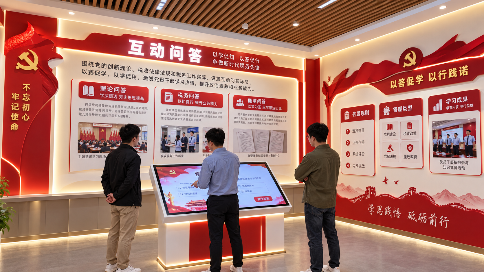 互动问答效果图