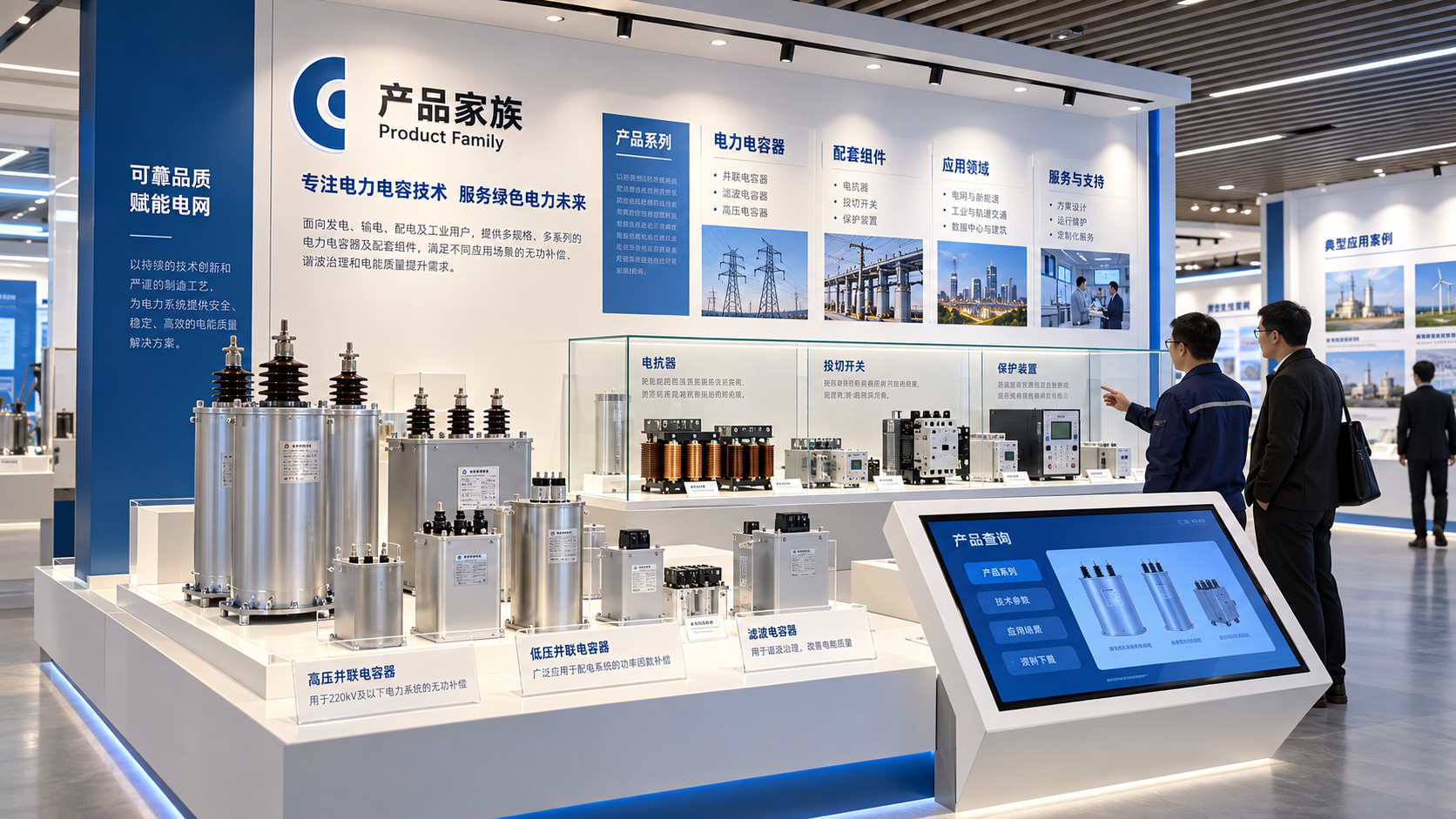 西电西容企业展厅项目效果图