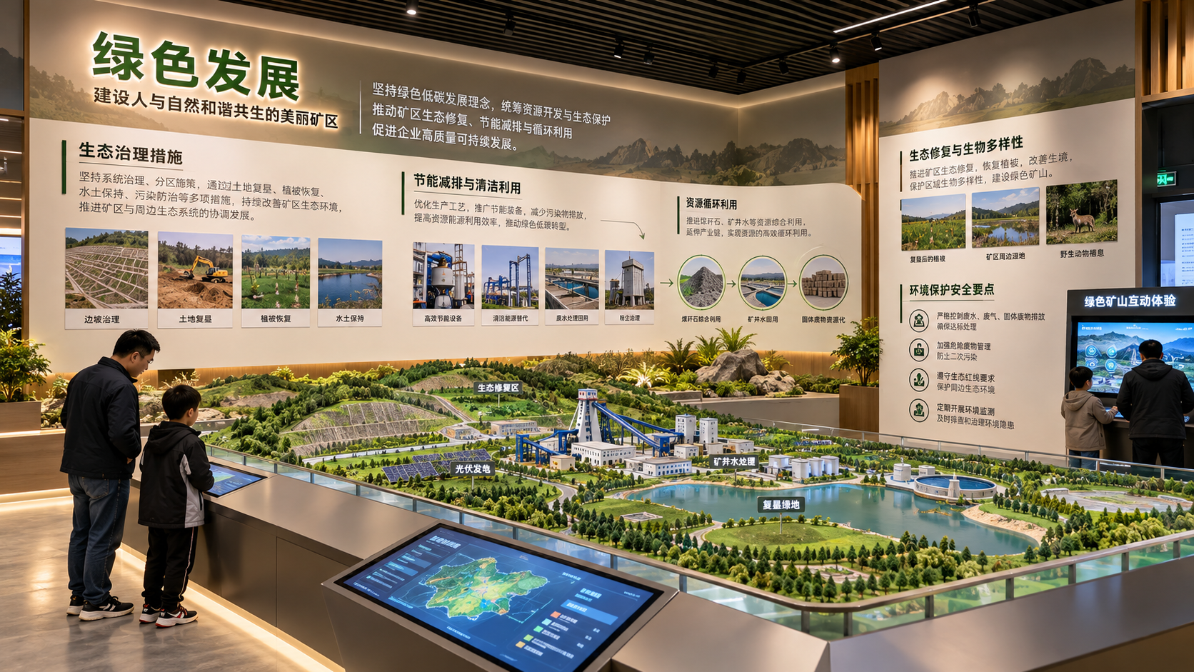 正通煤业企业展厅项目效果图