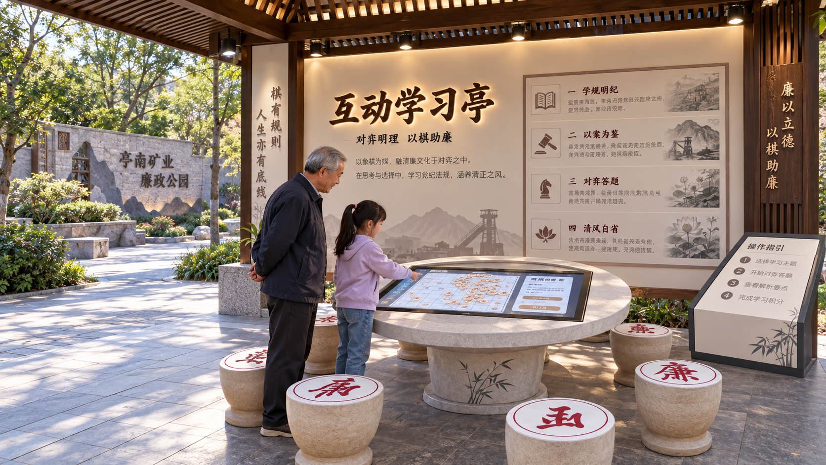 互动学习亭效果图