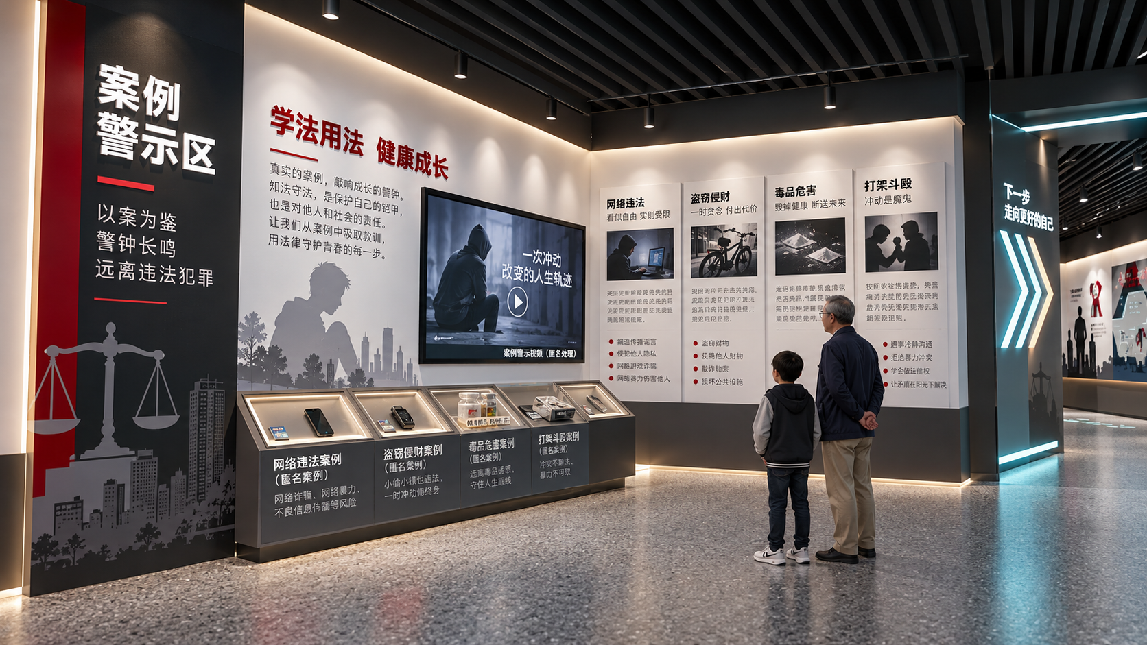 案例警示区区效果图