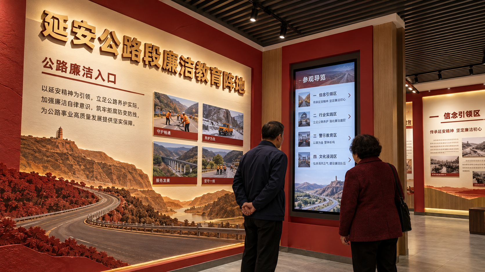 公路廉洁入口效果图