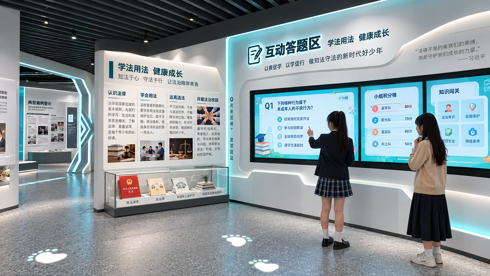 互动答题区区效果图