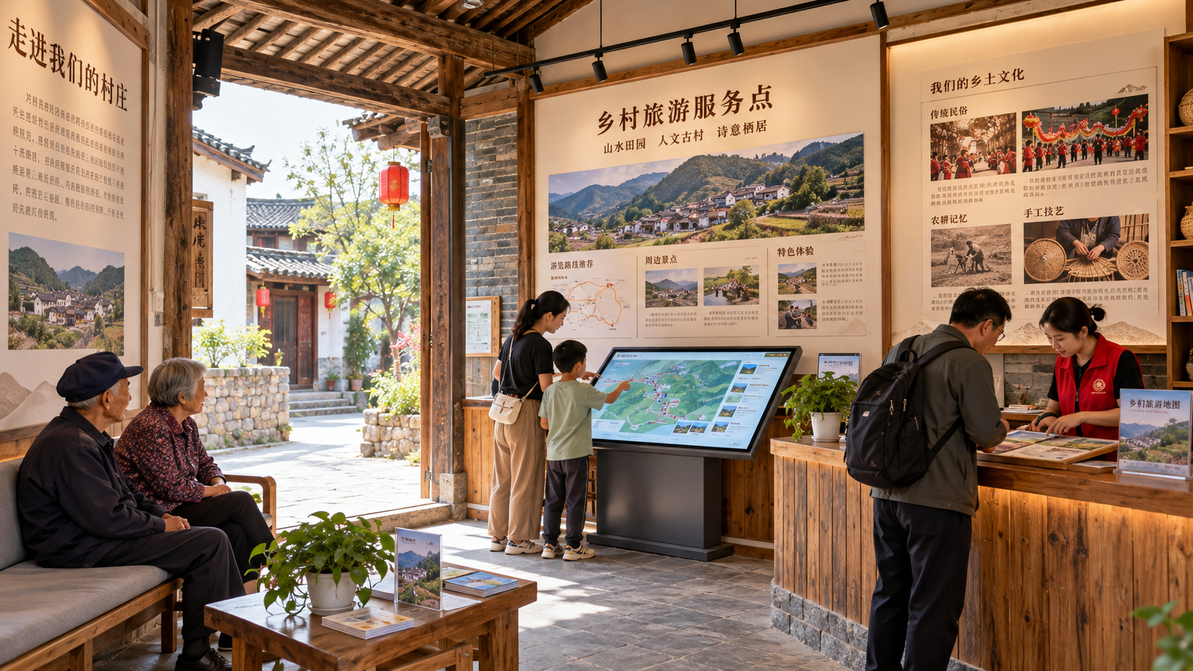 西城西王村文化街区项目效果图
