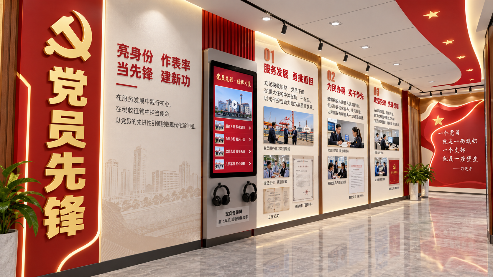 党员先锋效果图