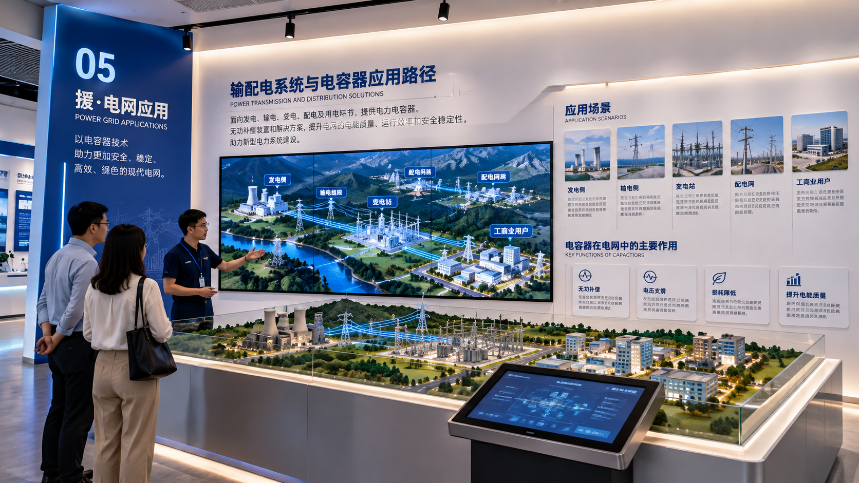 西电西容企业展厅项目效果图