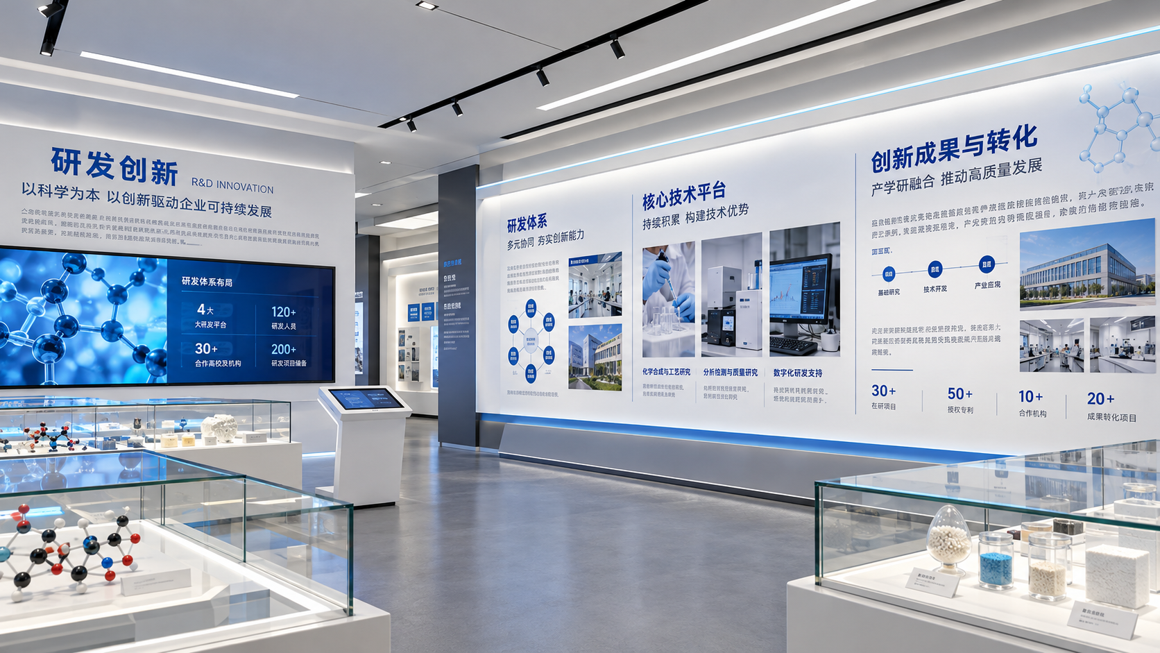 金花股份企业展厅项目效果图