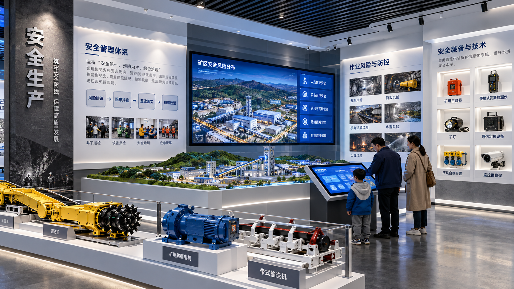 五举煤业企业展厅项目效果图
