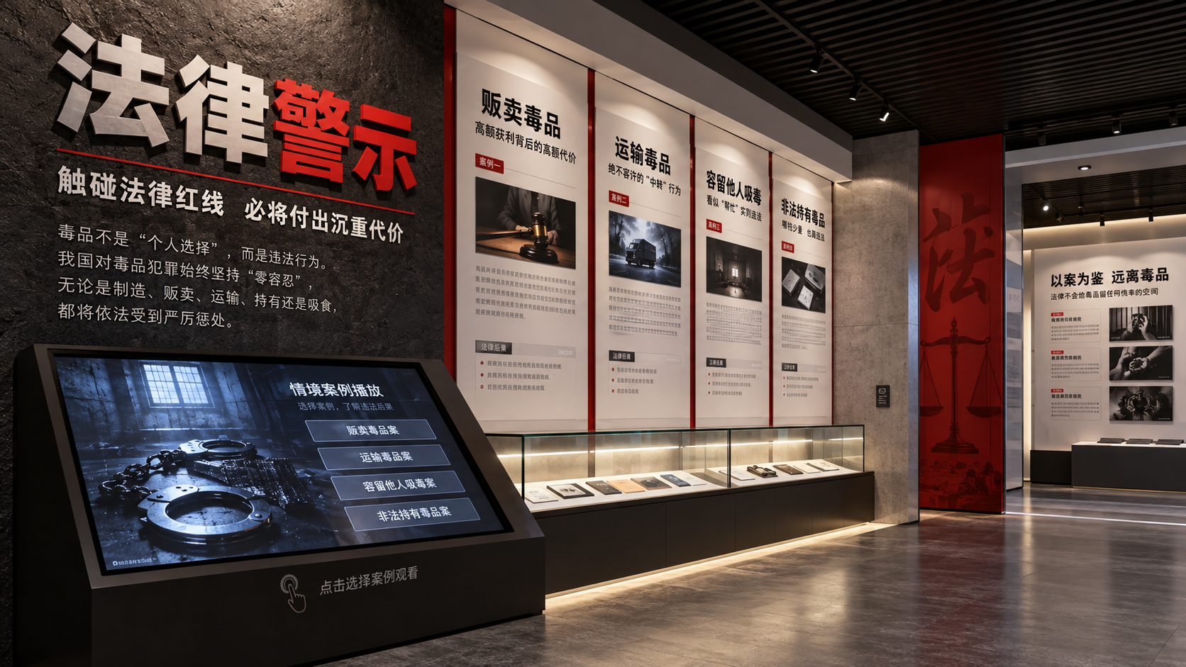 法律警示效果图