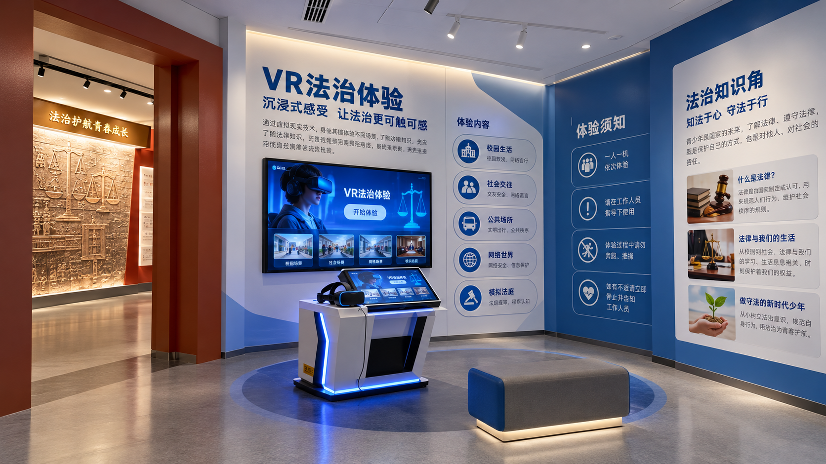 VR法治体验区效果图