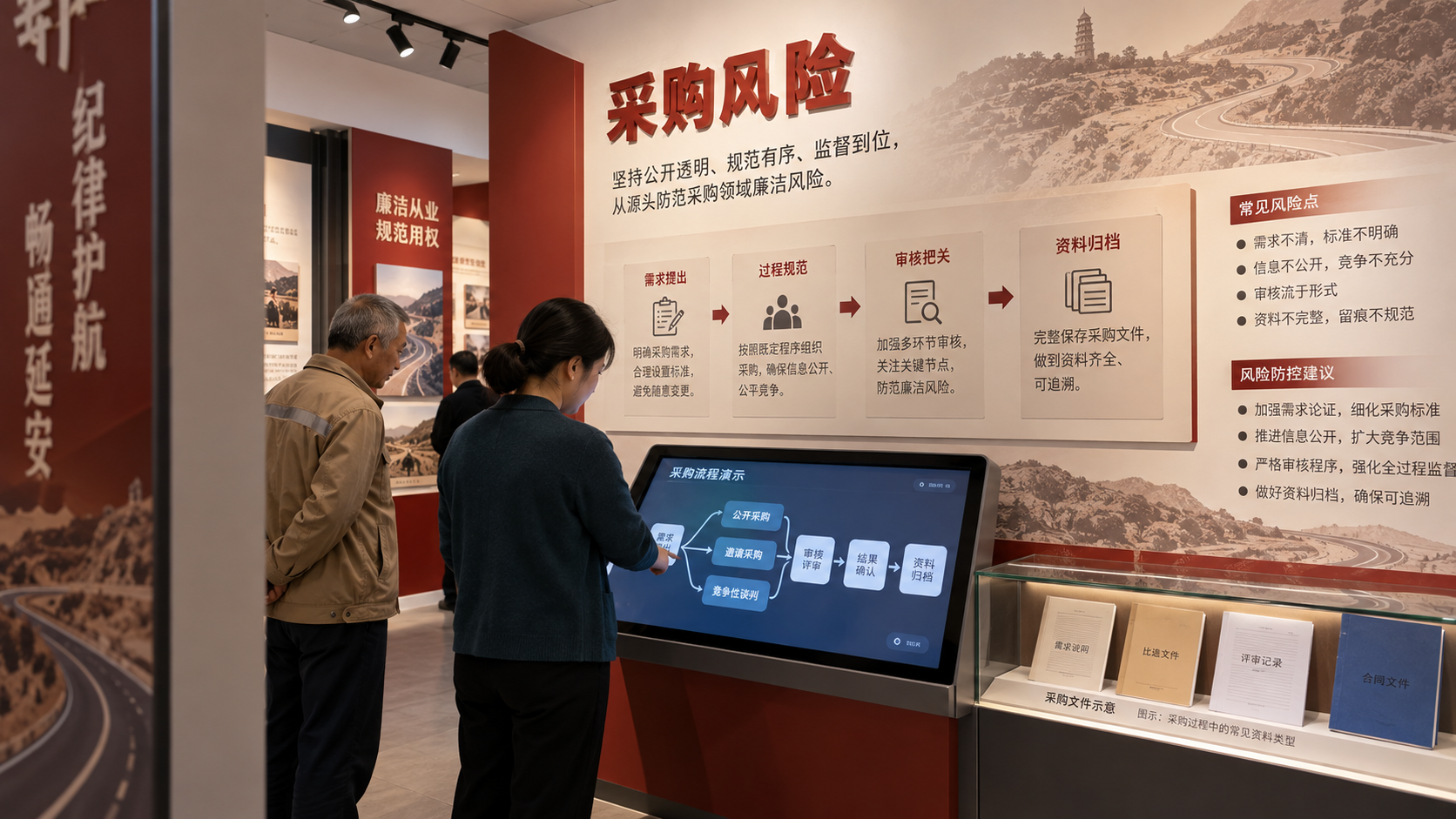 采购风险效果图