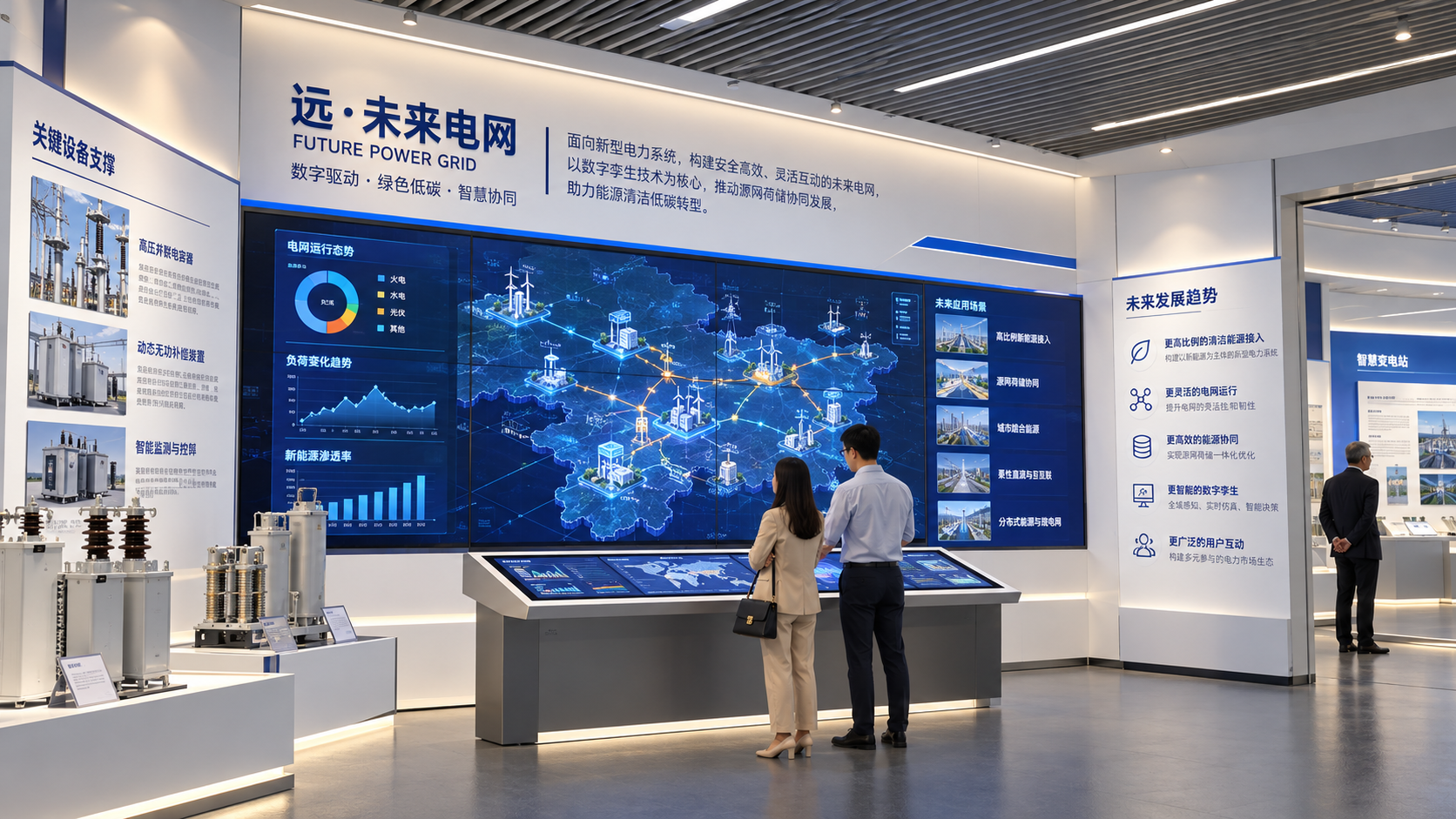 西电西容企业展厅项目效果图