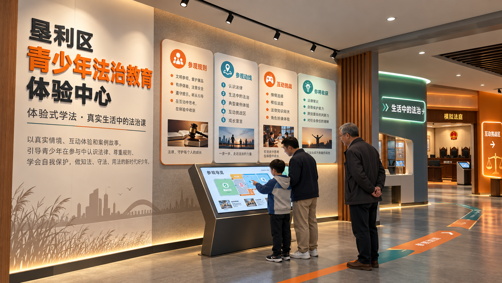 体验中心入口区效果图