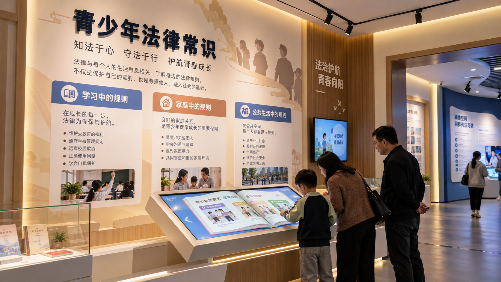 青少年法律常识区效果图