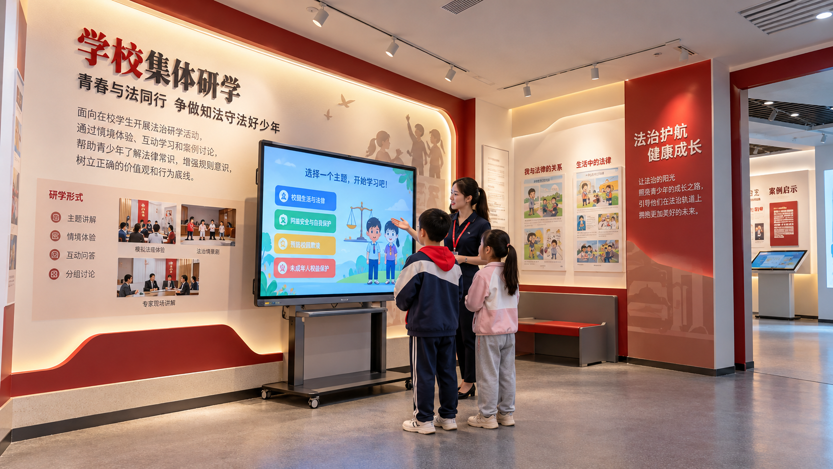 学校集体研学区效果图