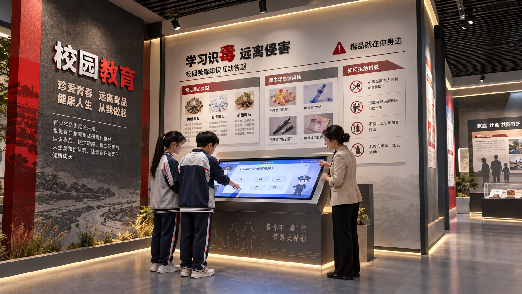 校园教育效果图
