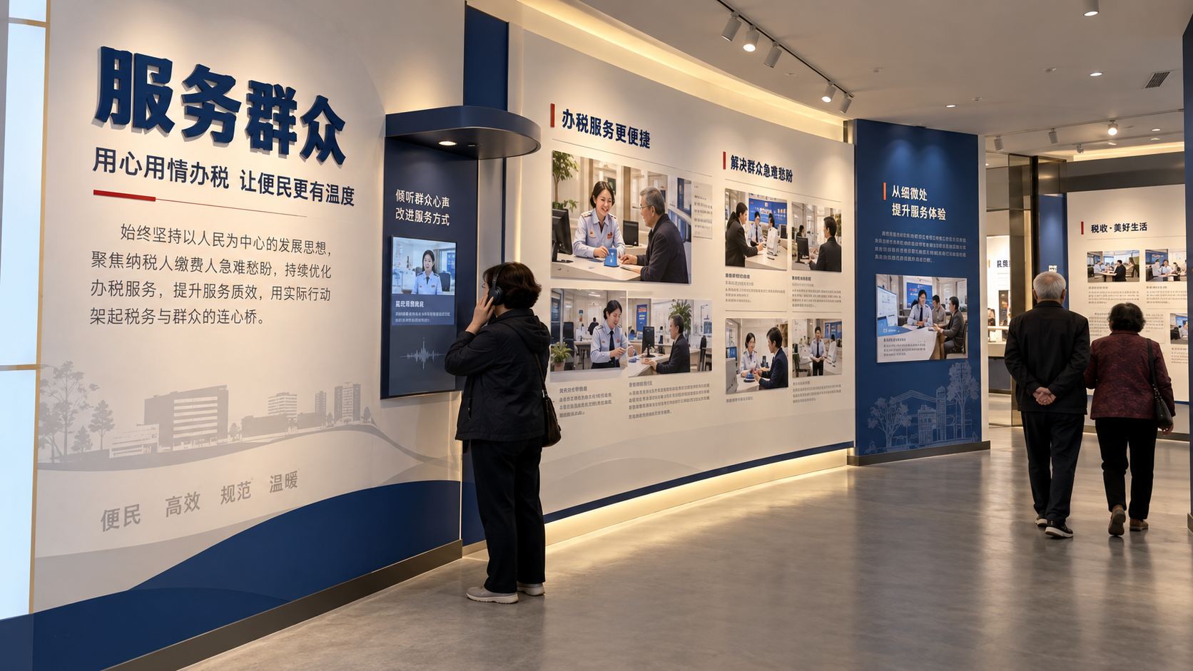 服务群众效果图