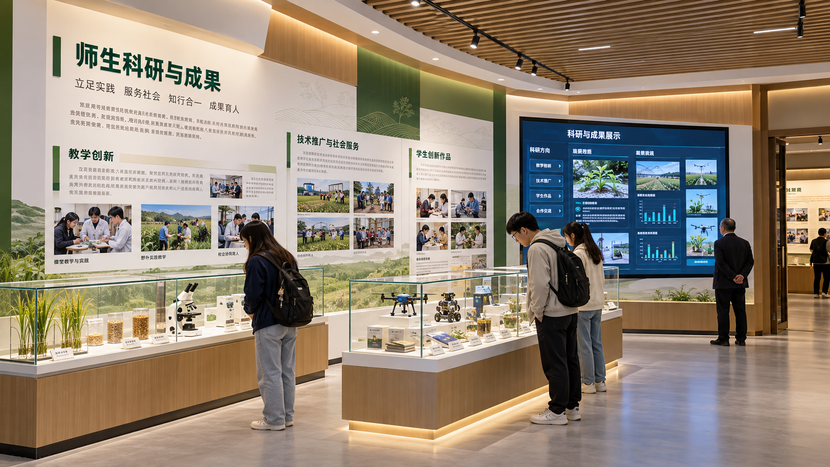 杨凌农业职业学院校史馆项目效果图