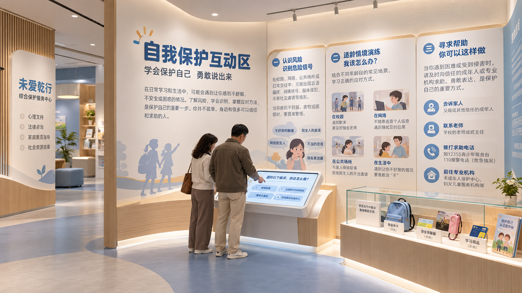 自我保护互动区区效果图
