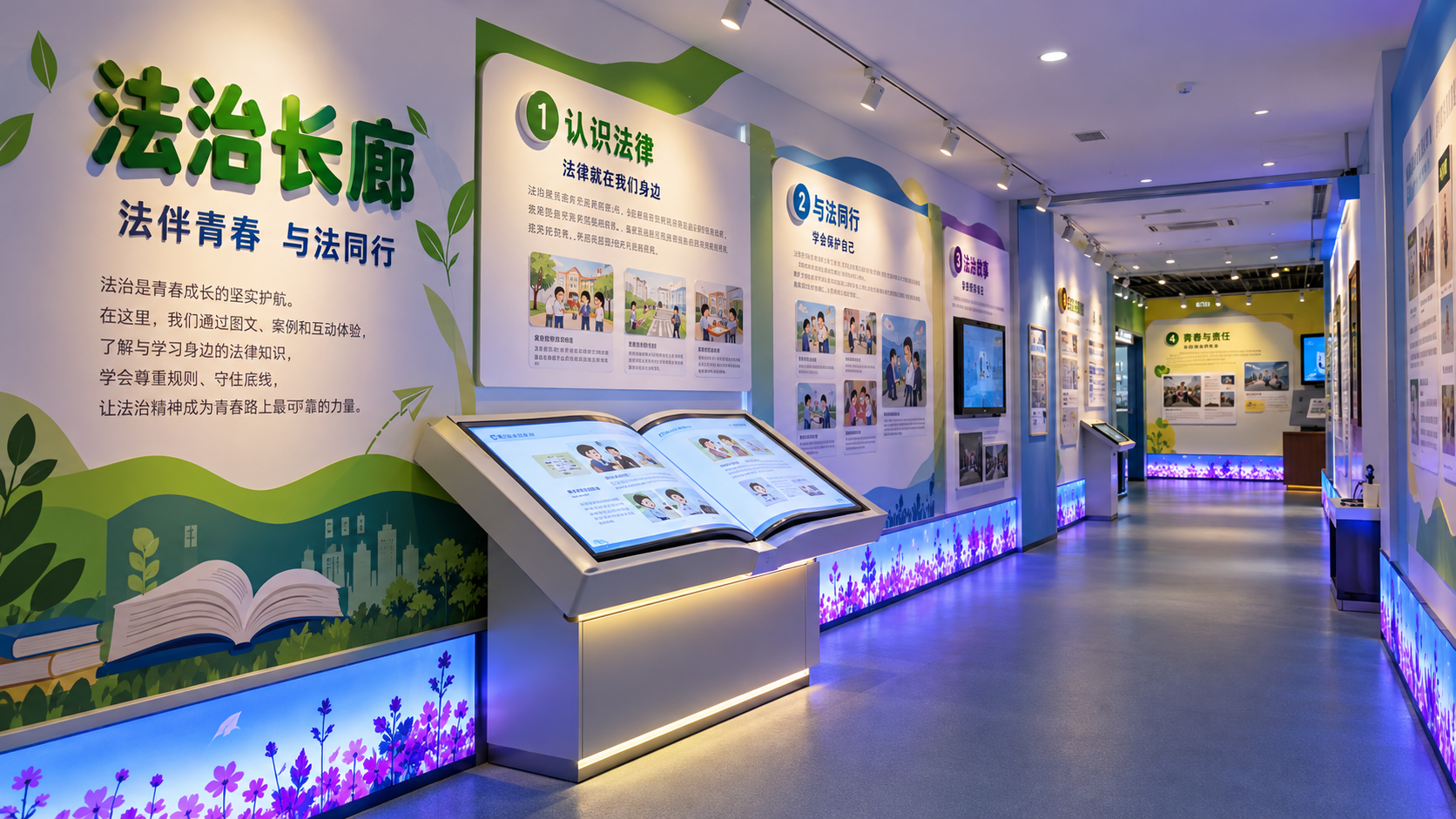 法治长廊区效果图