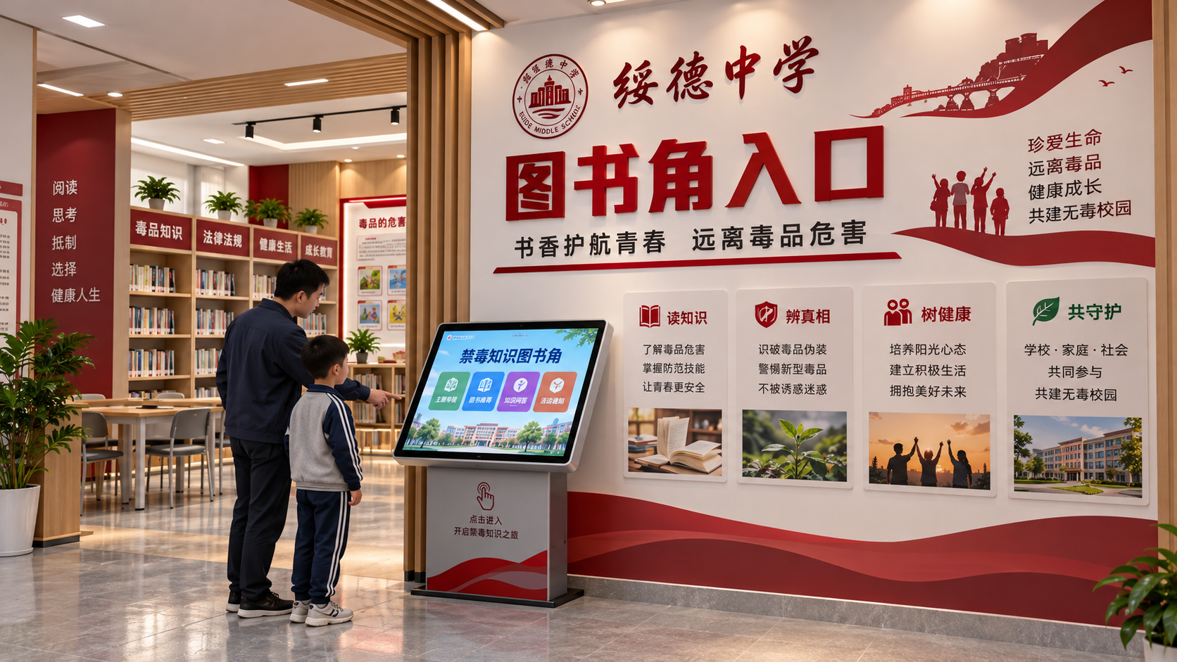 图书角入口效果图