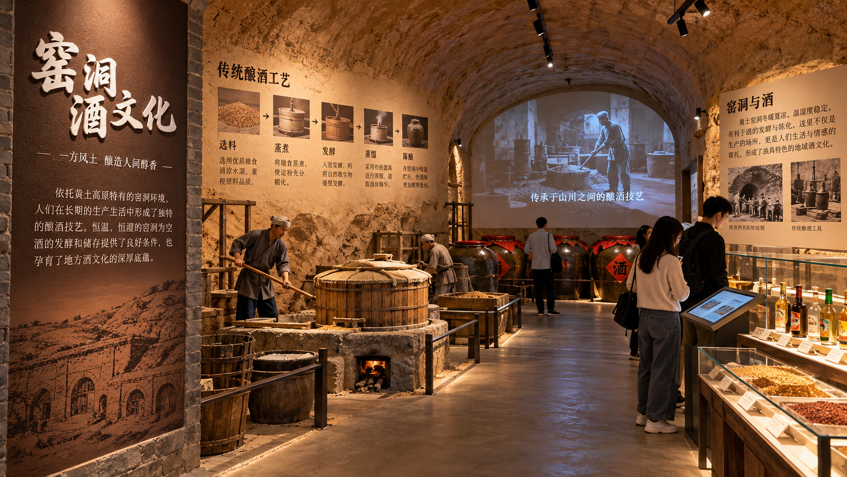 南泥湾酒文化展馆项目效果图