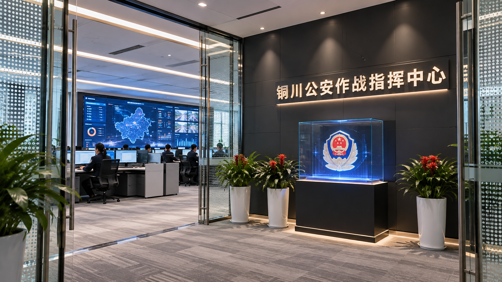 铜川公安作战指挥中心项目效果图