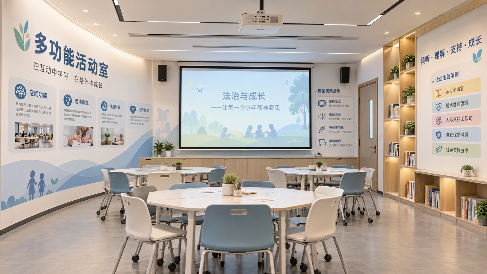 多功能活动室区效果图
