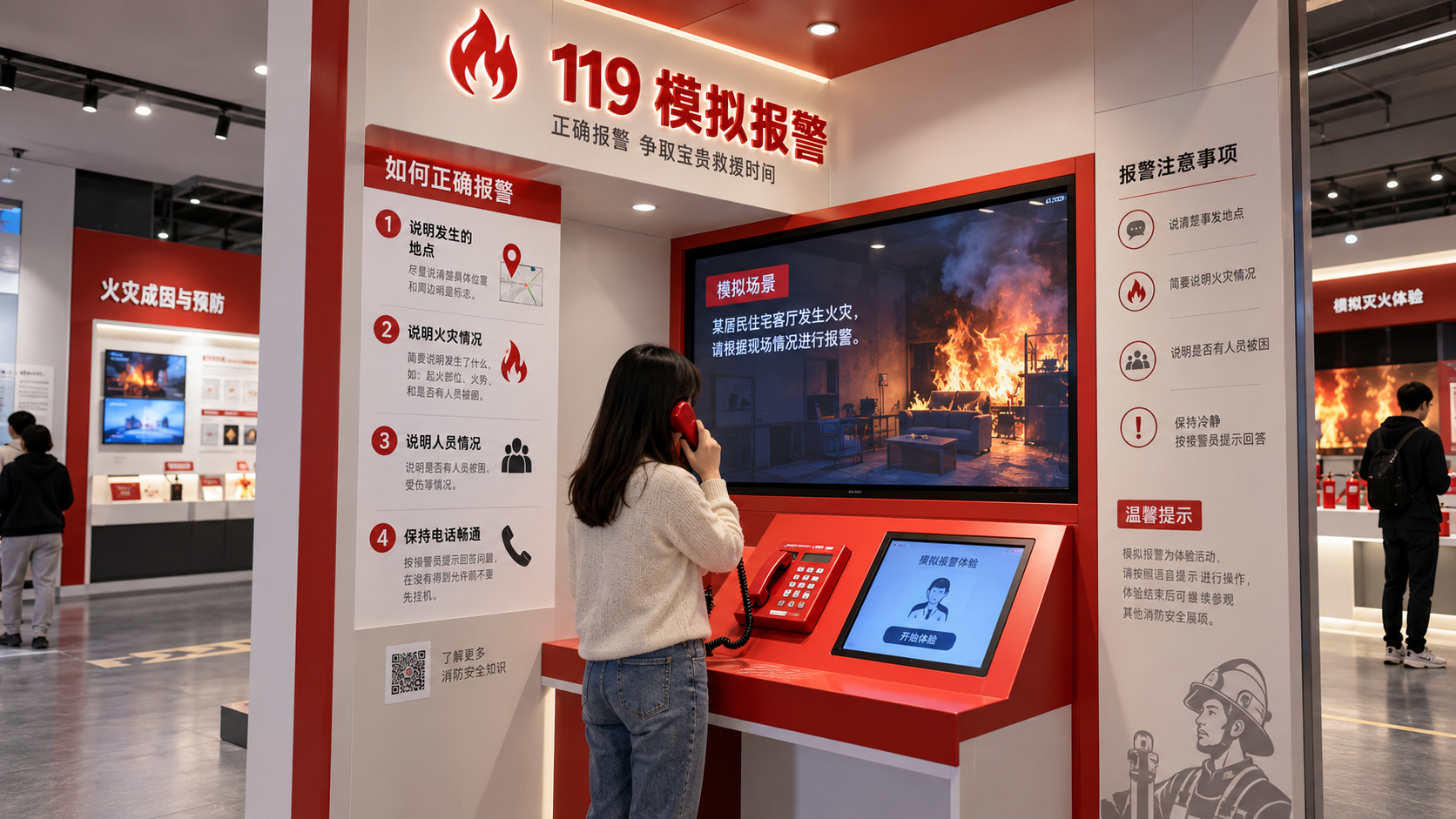 陕西省消防安全教育馆项目效果图