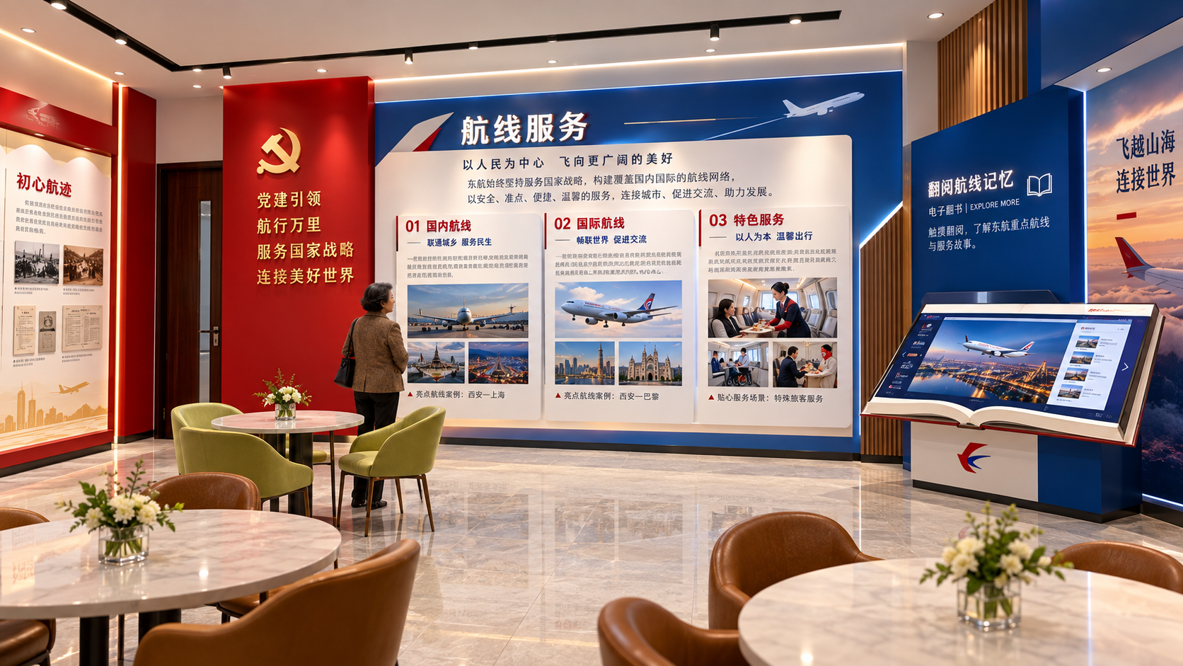 航线服务效果图