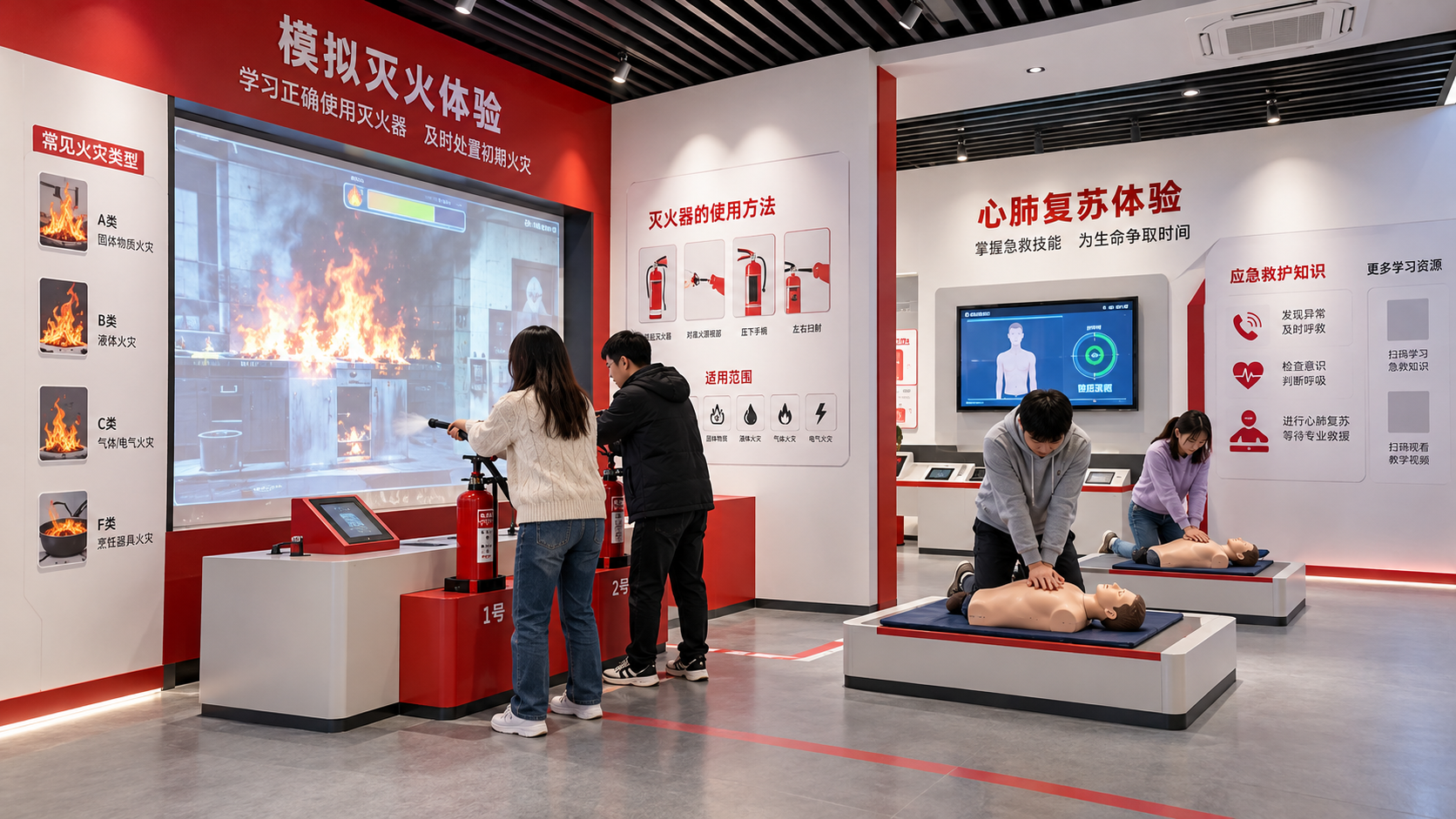 陕西省消防安全教育馆项目效果图