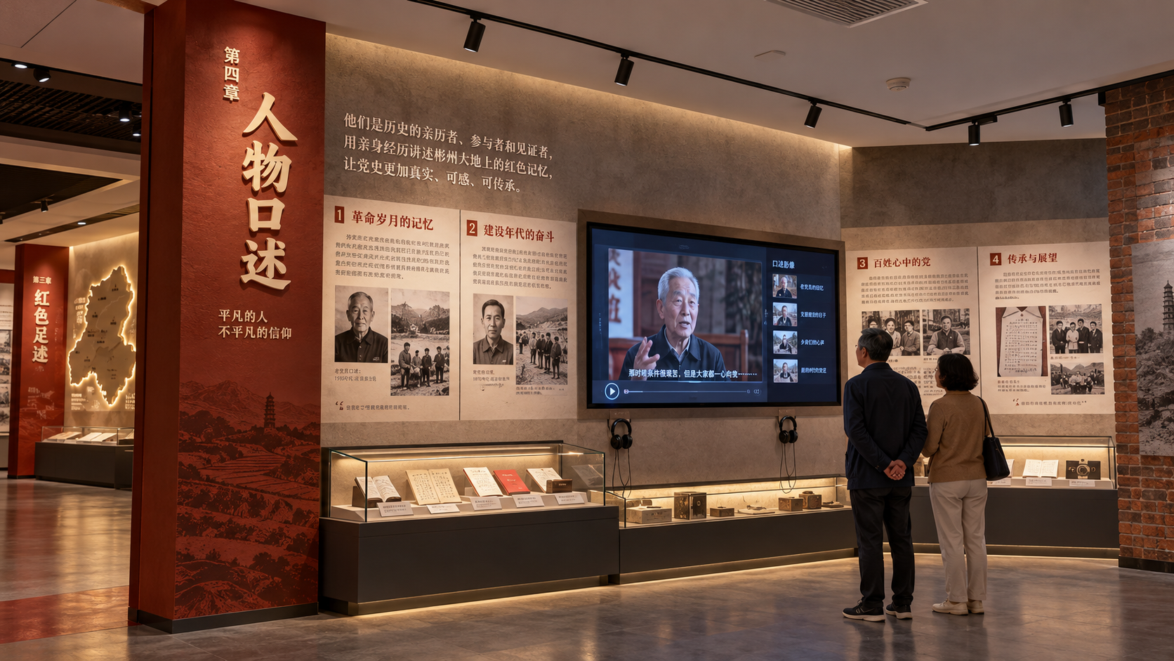 人物口述效果图
