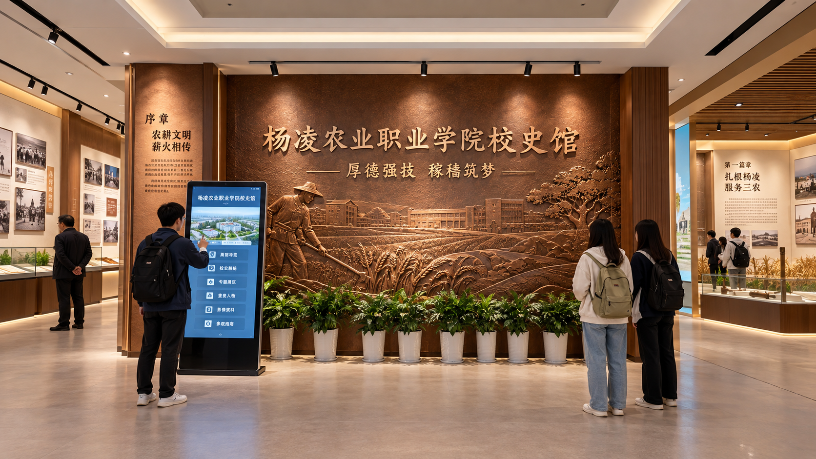 杨凌农业职业学院校史馆项目效果图