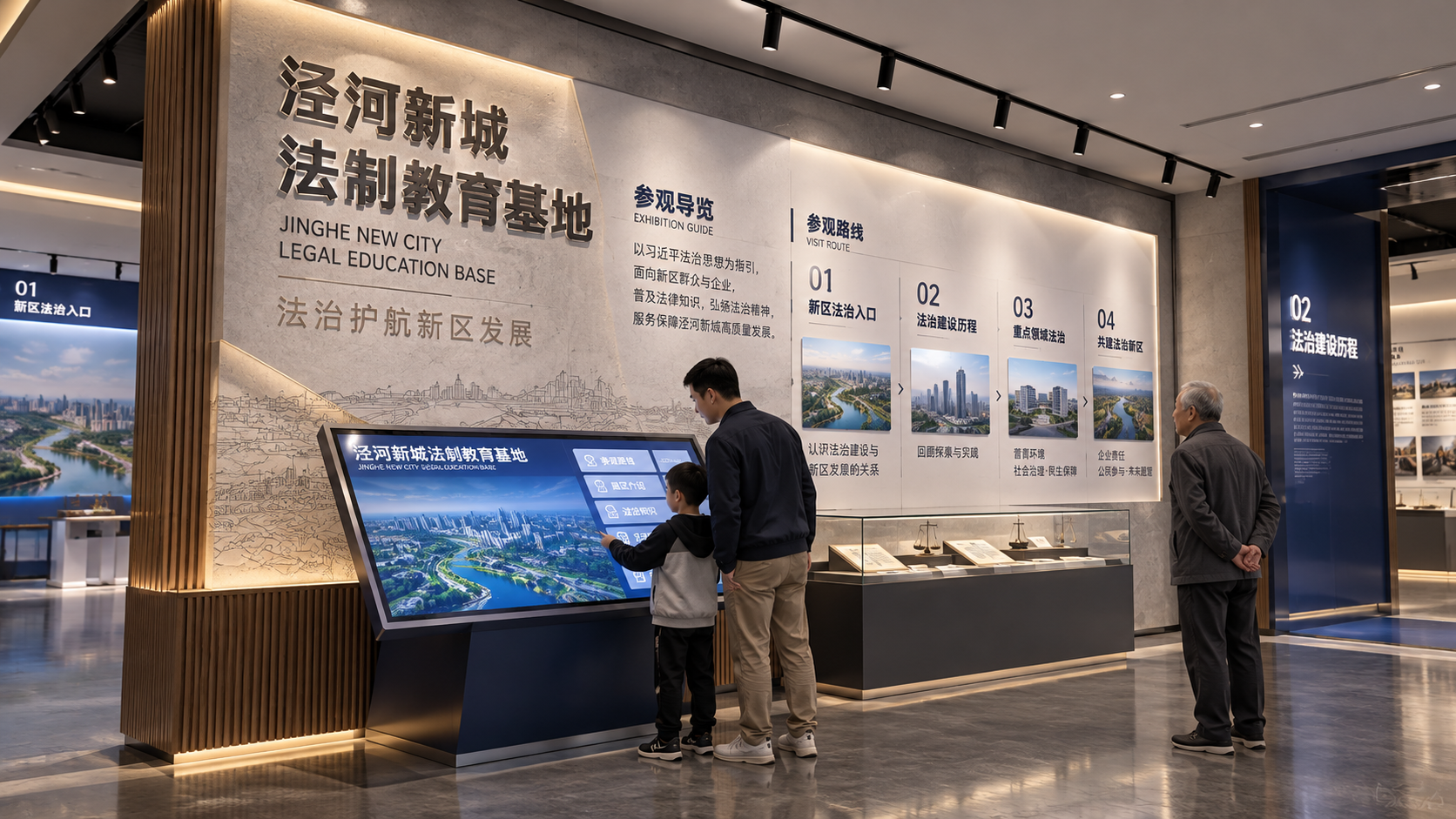 新区法治入口区效果图