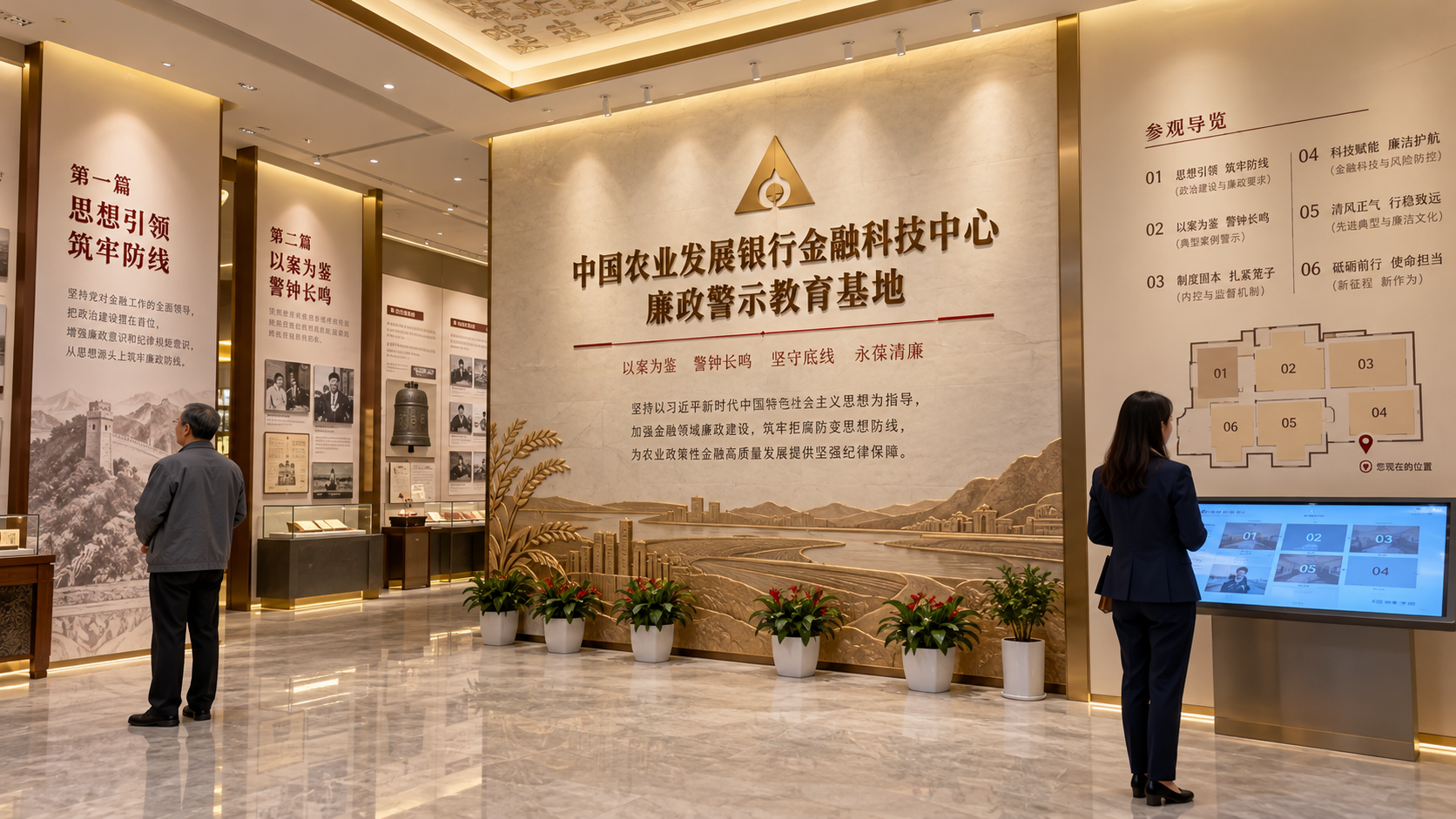 序厅廉洁之光效果图