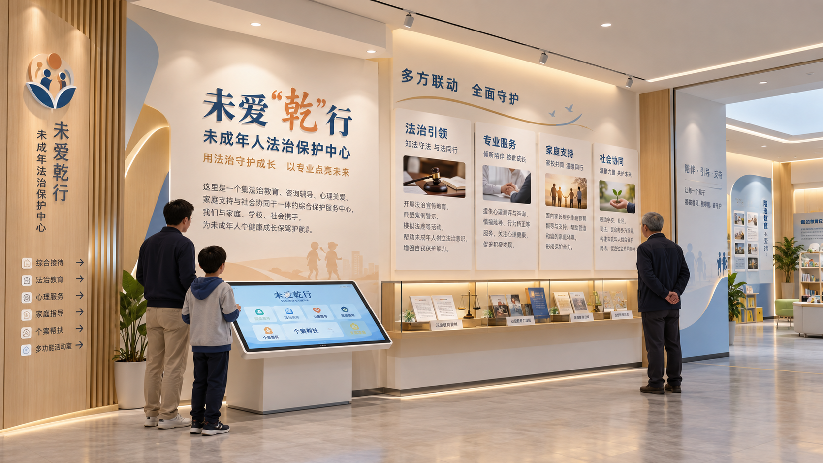 保护中心入口区效果图