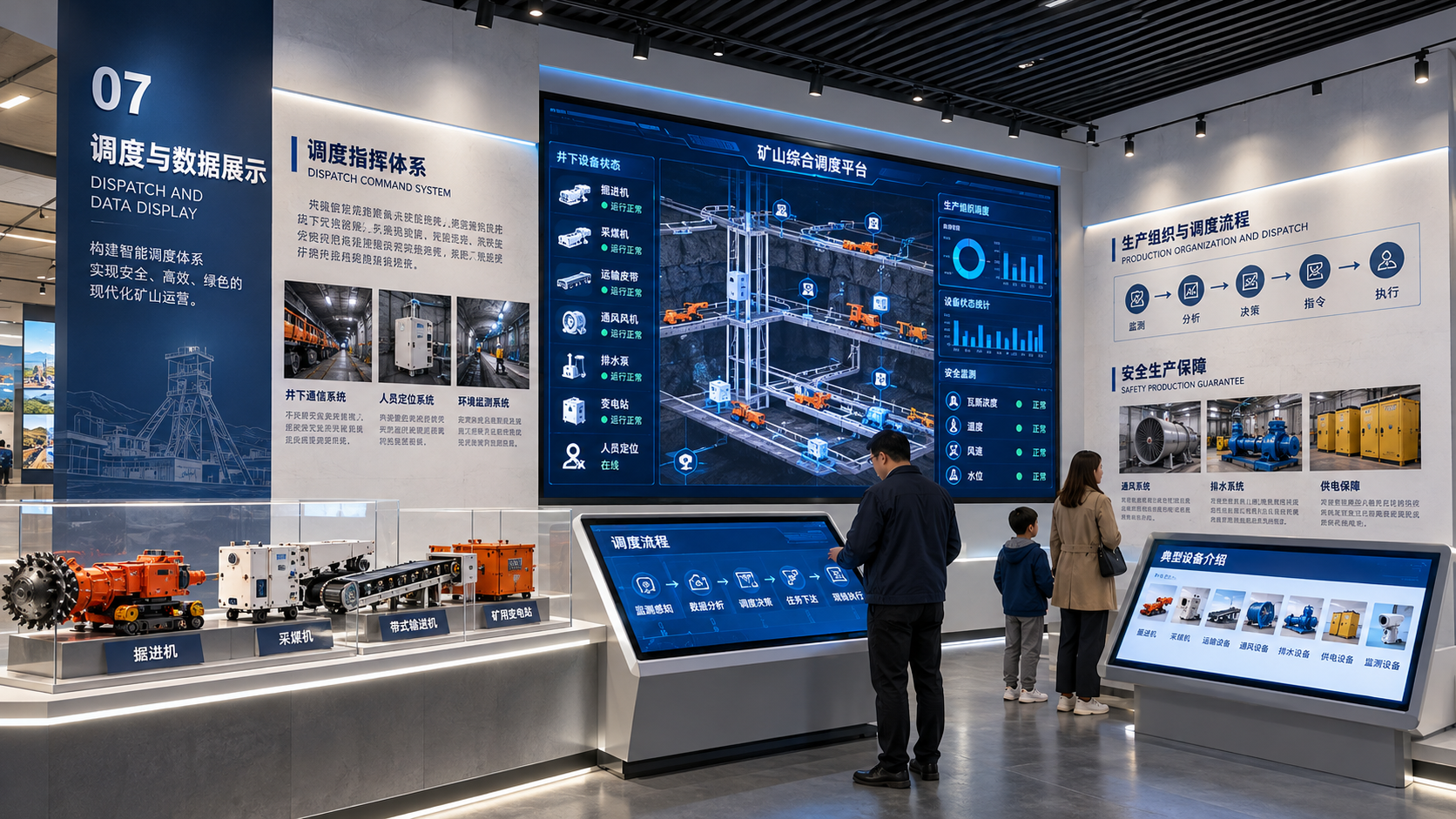 五举煤业企业展厅项目效果图