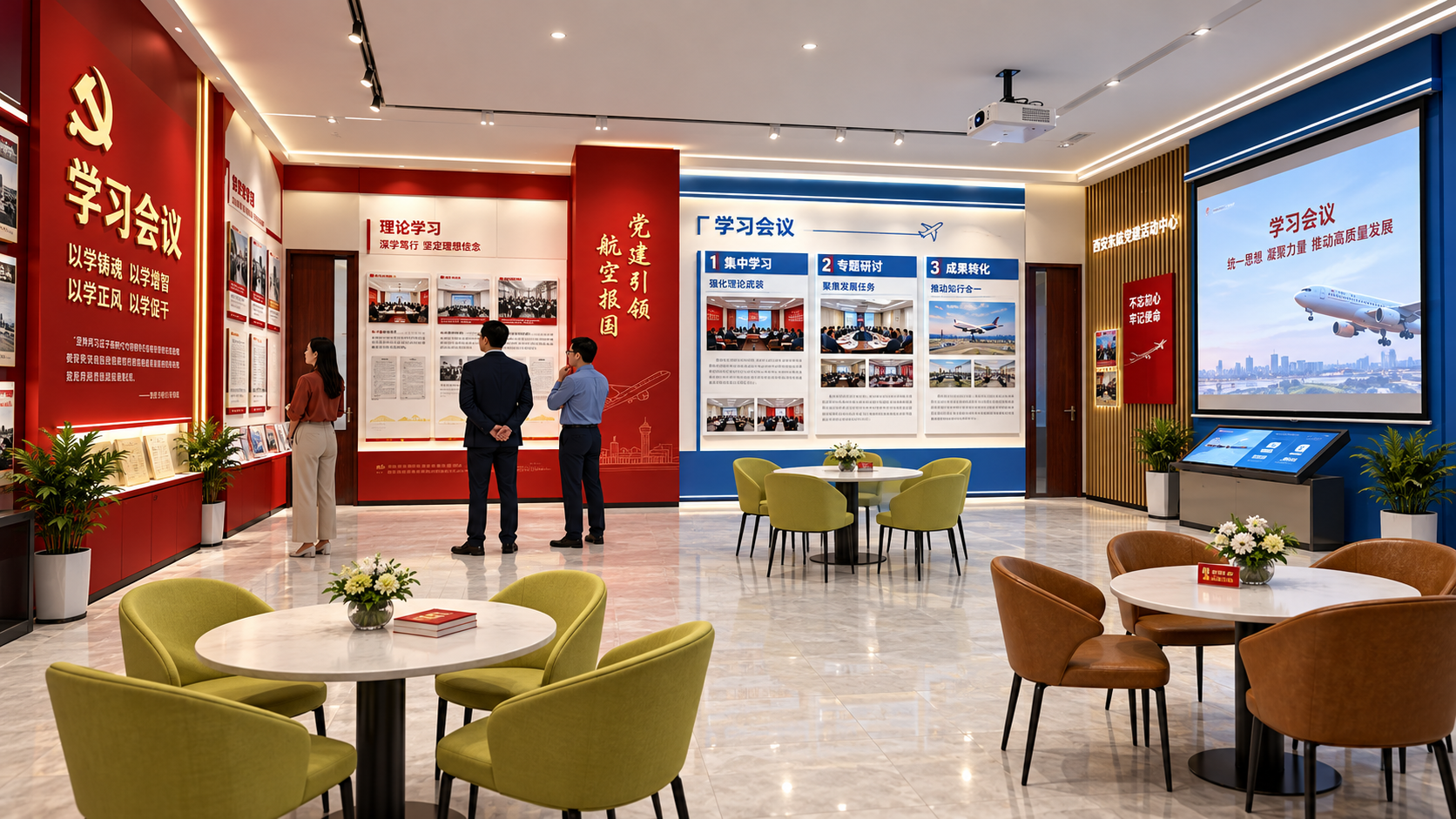 学习会议效果图