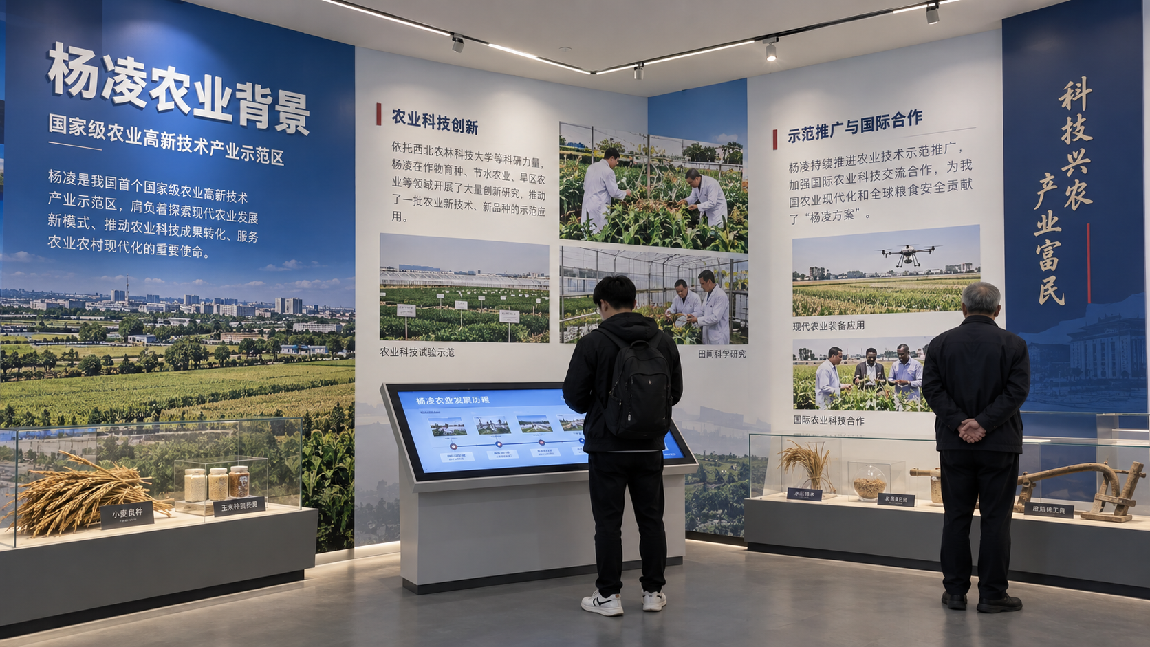 杨凌农业背景效果图