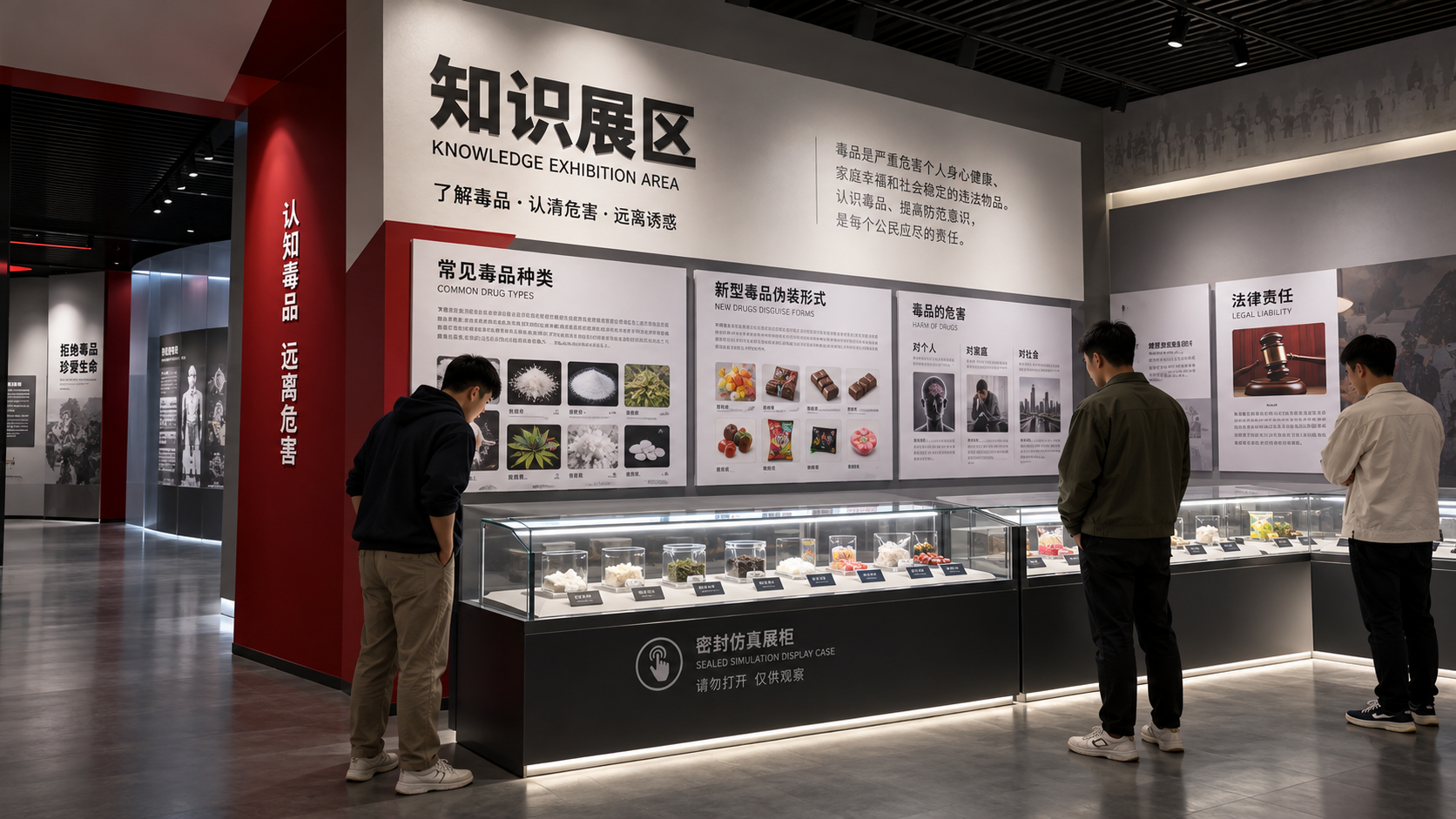 知识展区效果图