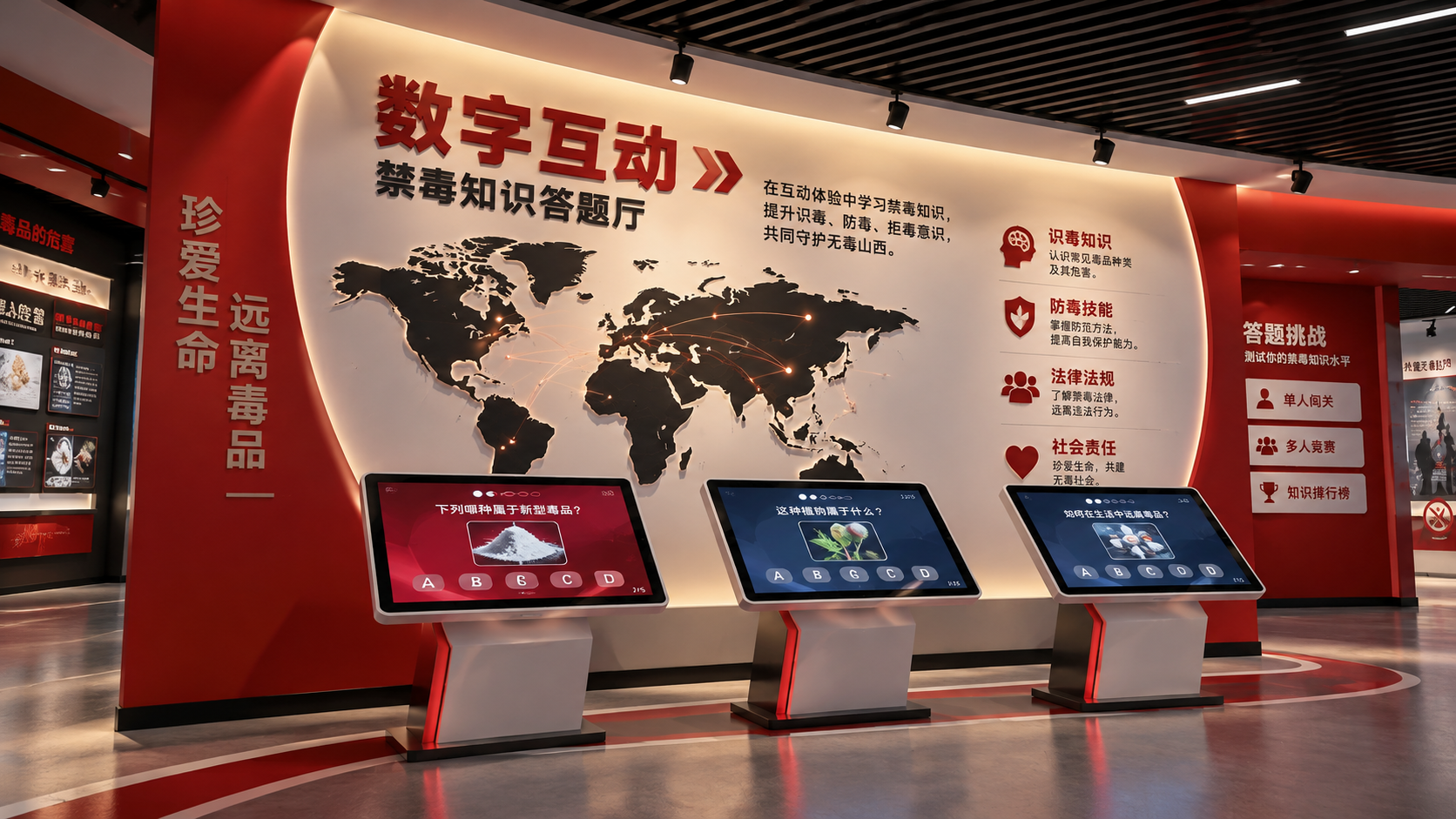 数字互动效果图