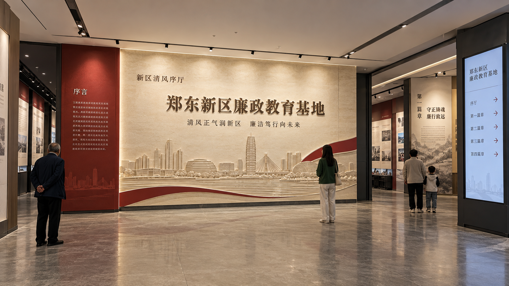 新区清风序厅效果图
