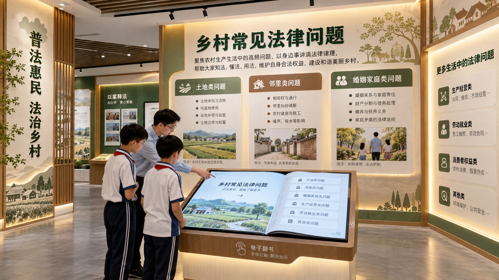 乡村常见法律问题区效果图