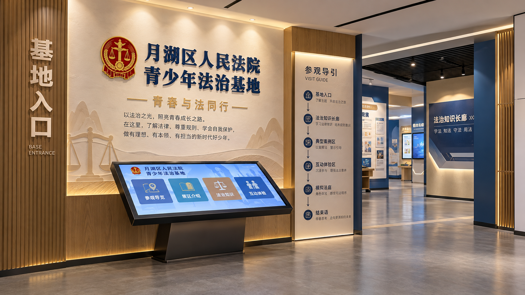 基地入口区效果图