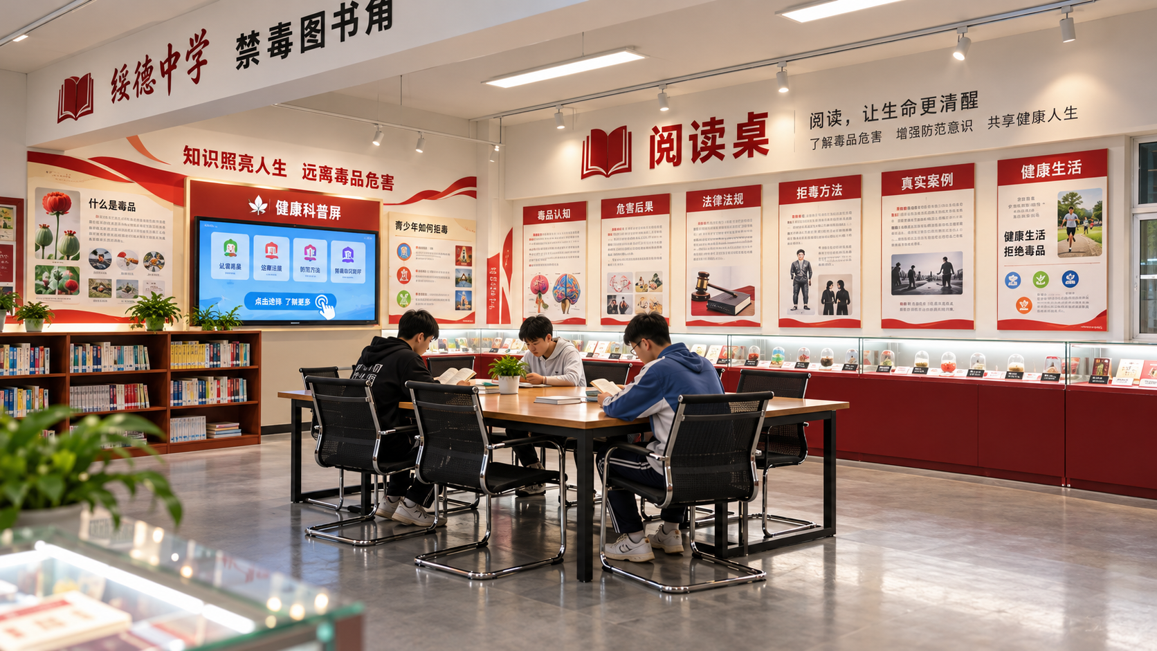 阅读桌效果图