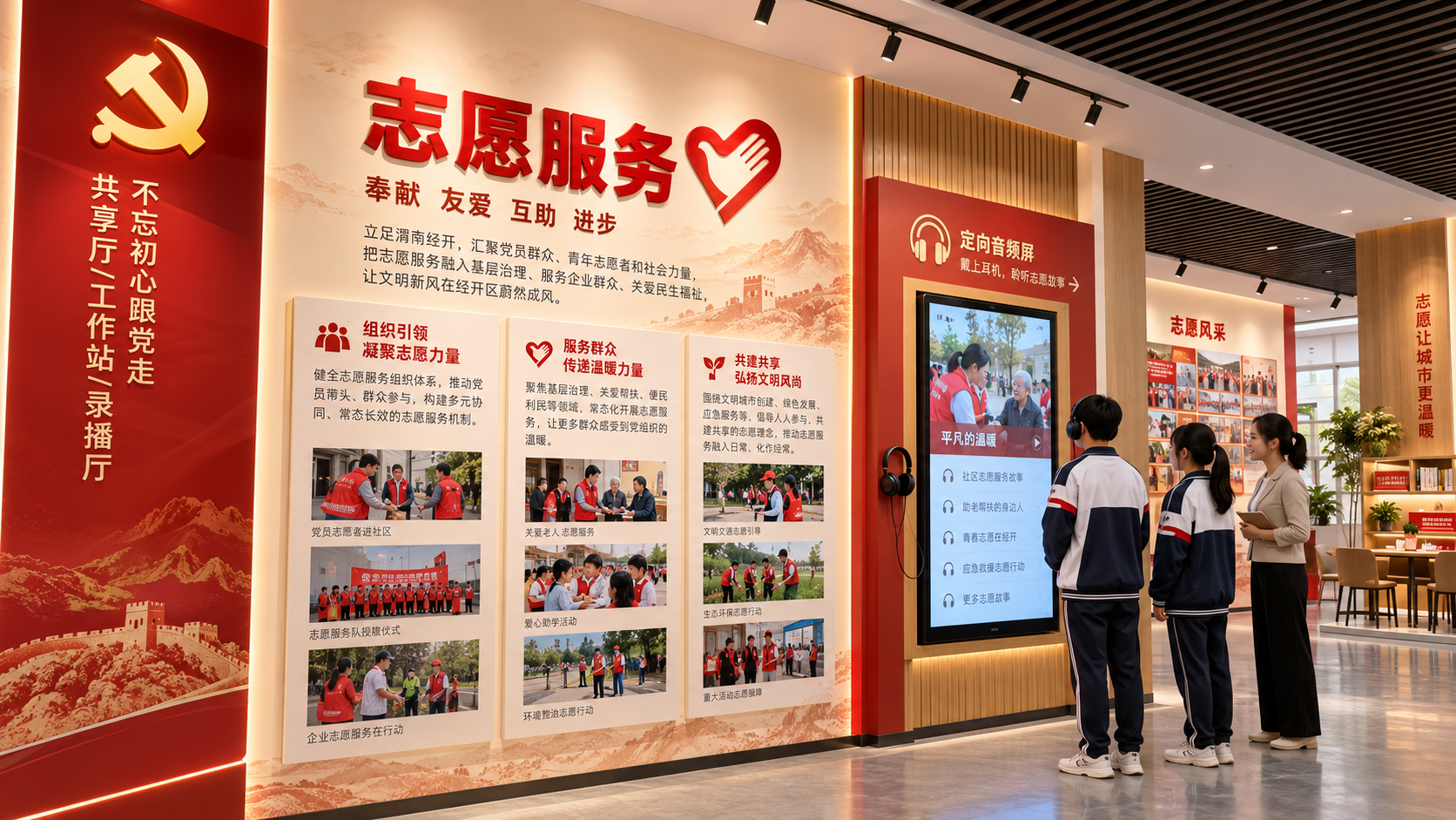 志愿服务效果图
